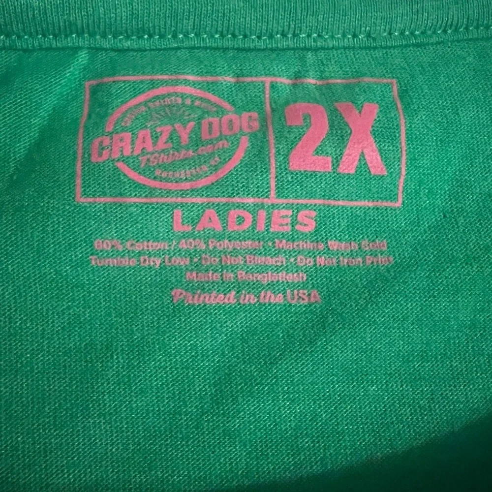 Women’s Irish I Had A Pizza Shirt Size 2X - Picture 2 of 4